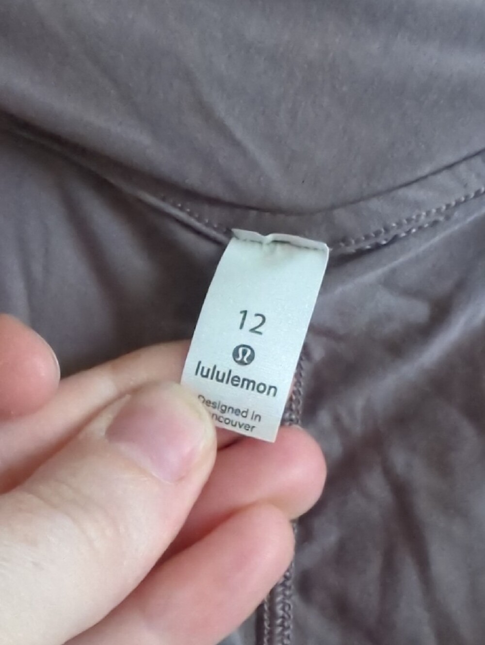 lululemon Purple V-Neck Long Sleeve Top - Picture 2 of 6
